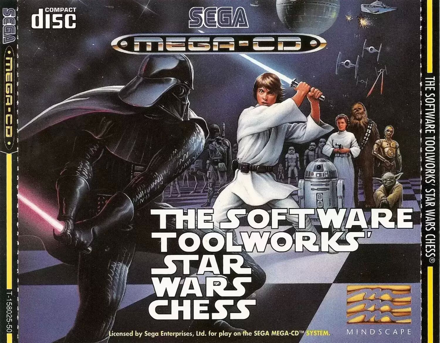 EUR - Sega Mega CD Games - The Software Toolworks\' Star Wars Chess