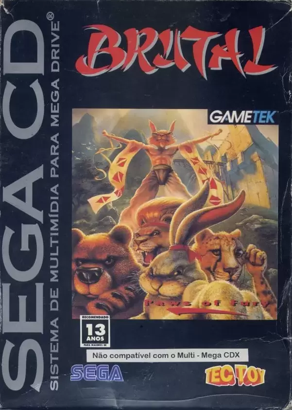 BRA - SEGA CD games - Brutal: Paws of Fury