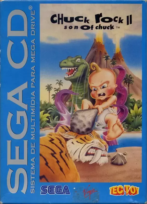 BRA - SEGA CD games - Chuck Rock II: Son of Chuck