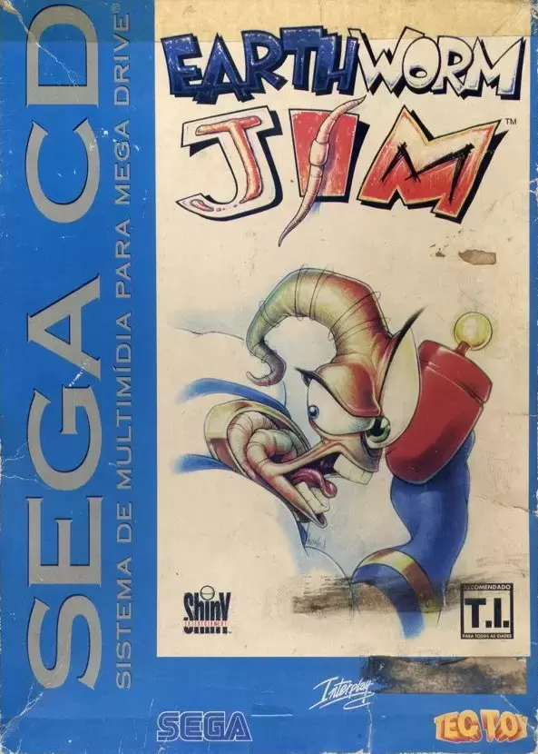 BRA - SEGA CD games - Earthworm Jim: Special Edition