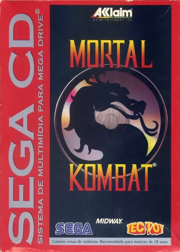 BRA - SEGA CD games - Mortal Kombat