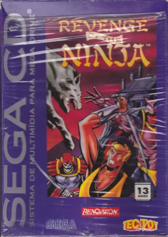 BRA - SEGA CD games - Revenge of the Ninja