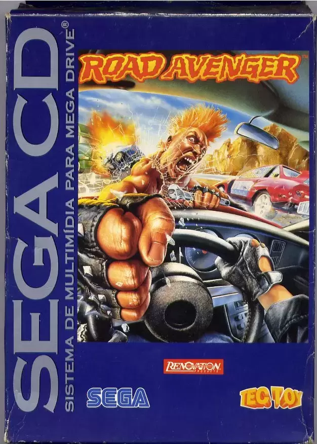 BRA - SEGA CD games - Road Avenger