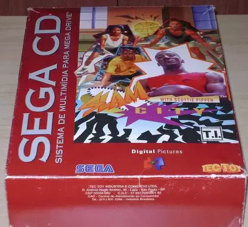BRA - SEGA CD games - Slam City with Scottie Pippen