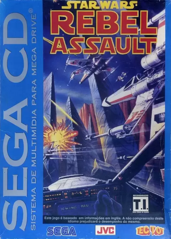 BRA - SEGA CD games - Star Wars: Rebel Assault