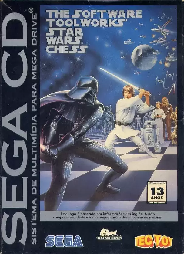 BRA - SEGA CD games - The Software Toolworks\' Star Wars Chess