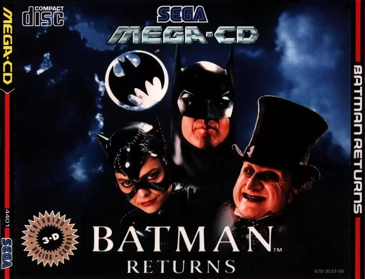 EUR - Jeux Sega Mega CD - Batman Returns