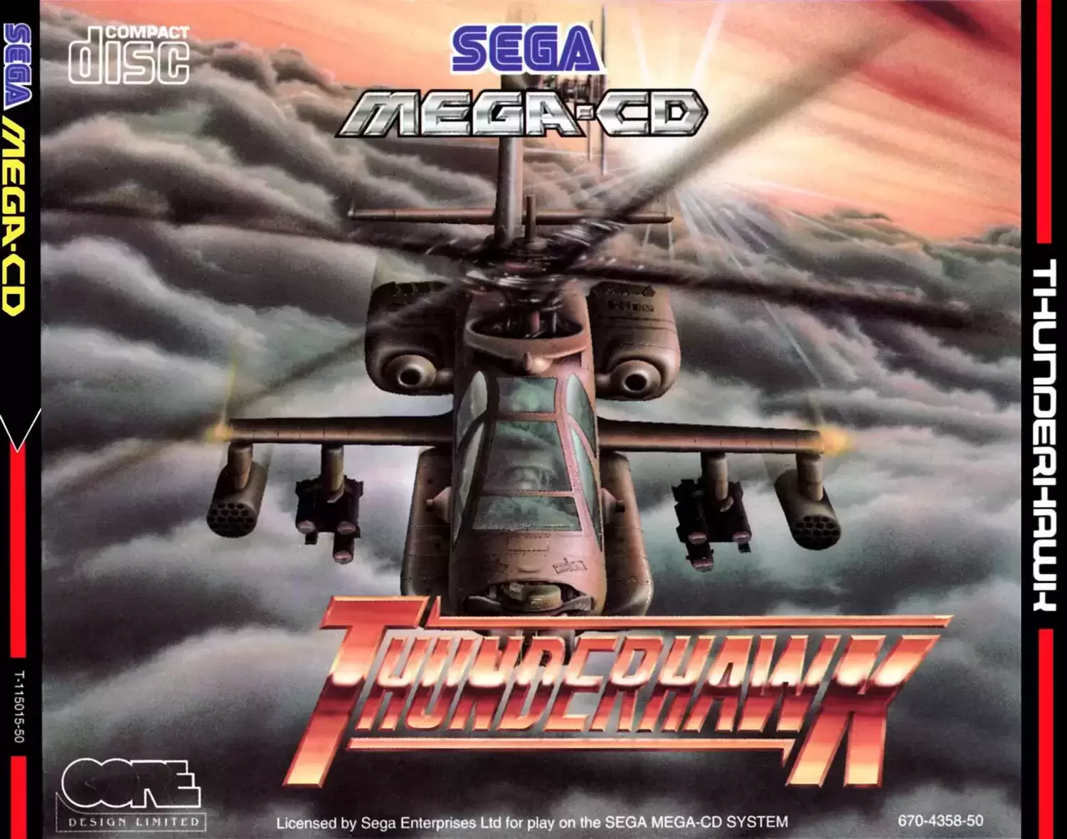 EUR - Sega Mega CD Games - Thunderhawk