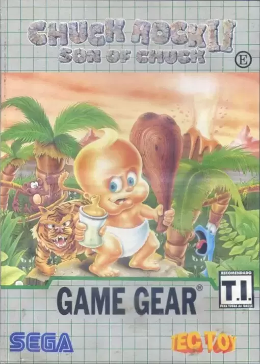 BRA - Brazilian Gamegear Games - Chuck Rock II: Son of Chuck