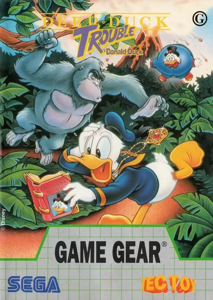 BRA - Jeux Gamegear Brésiliens - Deep Duck Trouble Starring Donald Duck