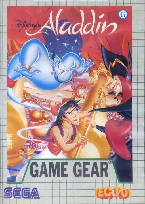 BRA - Brazilian Gamegear Games - Disney\'s Aladdin