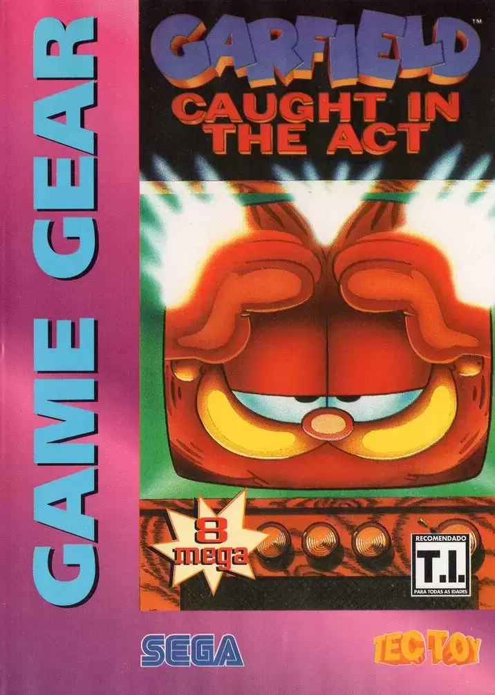 BRA - Brazilian Gamegear Games - Garfield: Caught in the Act