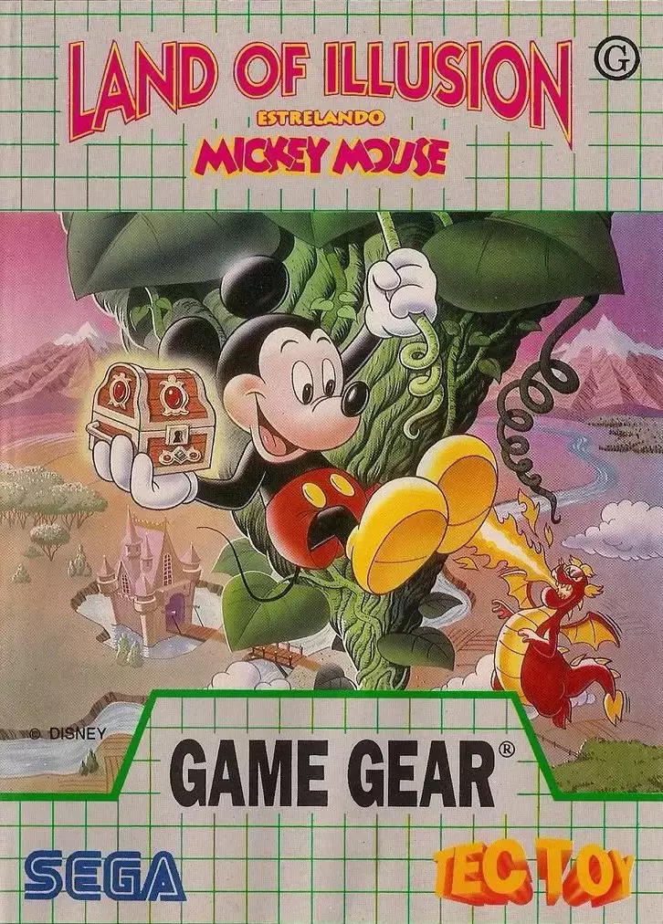 BRA - Jeux Gamegear Brésiliens - Land of Illusion Starring Mickey Mouse