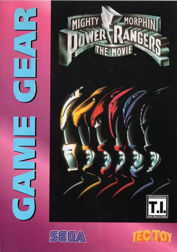 BRA - Jeux Gamegear Brésiliens - Mighty Morphin Power Rangers: The Movie
