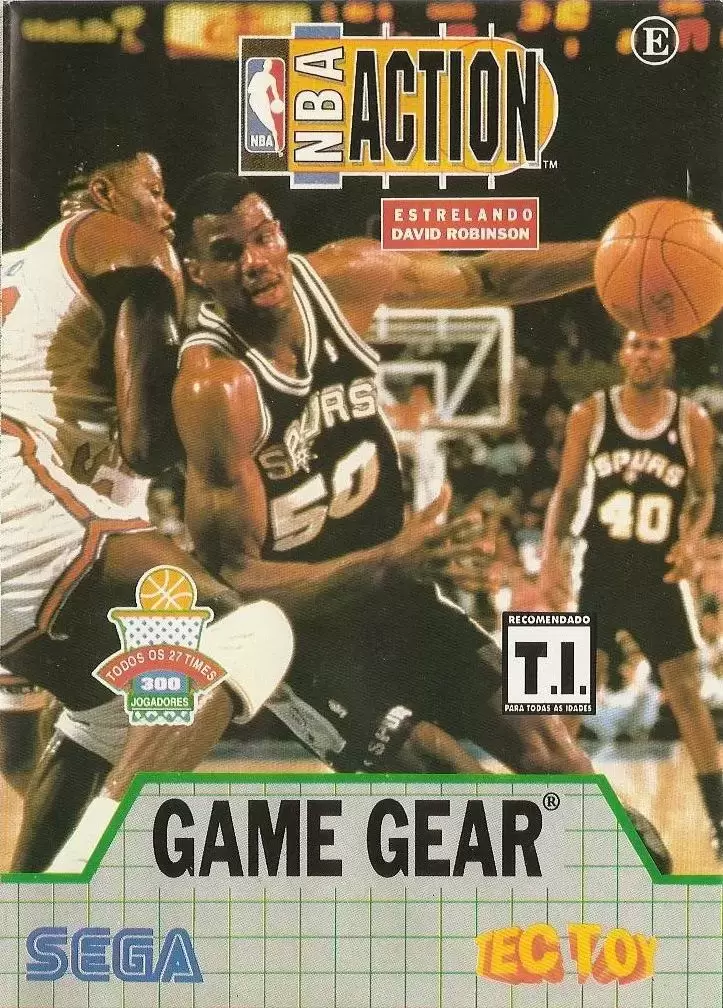 BRA - Brazilian Gamegear Games - NBA Action Starring David Robinson