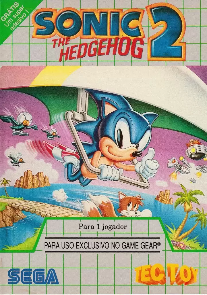 BRA - Brazilian Gamegear Games - Sonic the Hedgehog 2