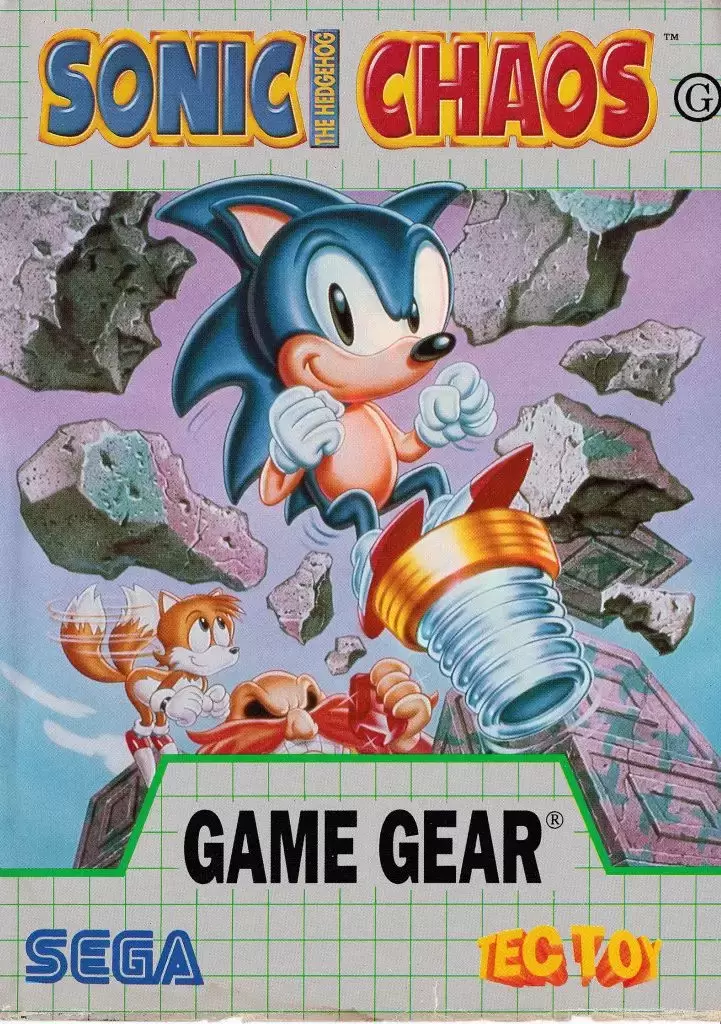 BRA - Brazilian Gamegear Games - Sonic The Hedgehog Chaos