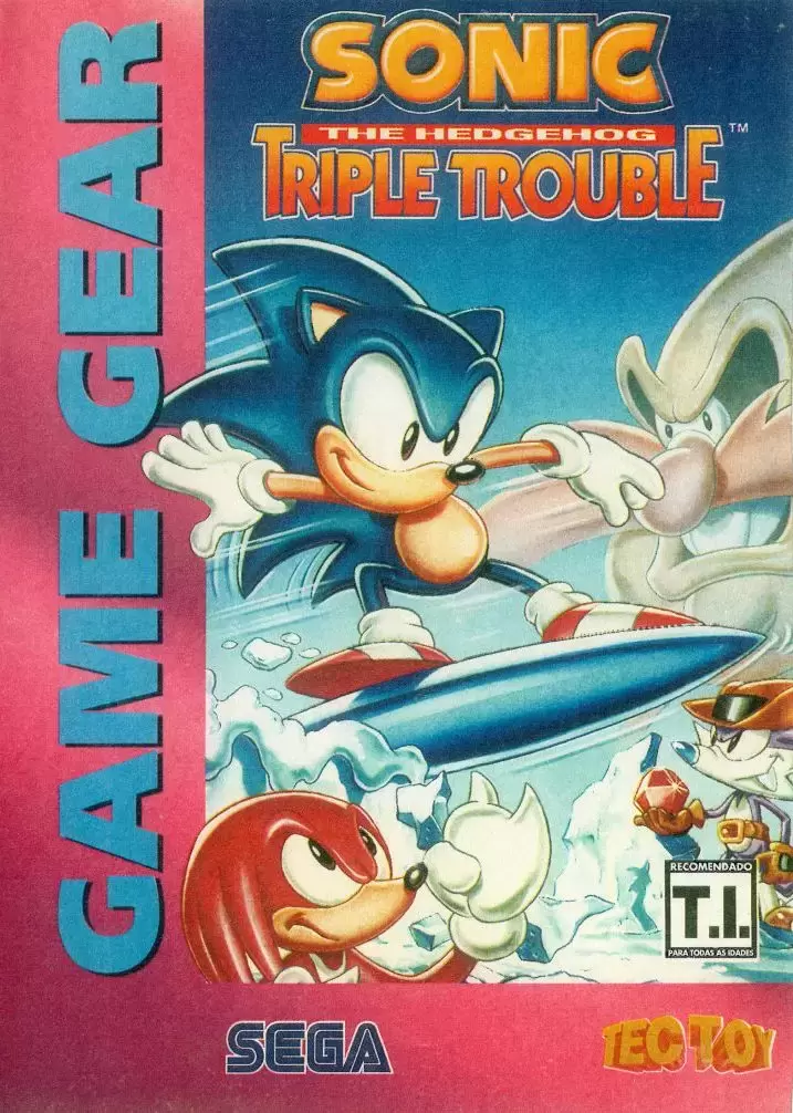 BRA - Jeux Gamegear Brésiliens - Sonic The Hedgehog Triple Trouble