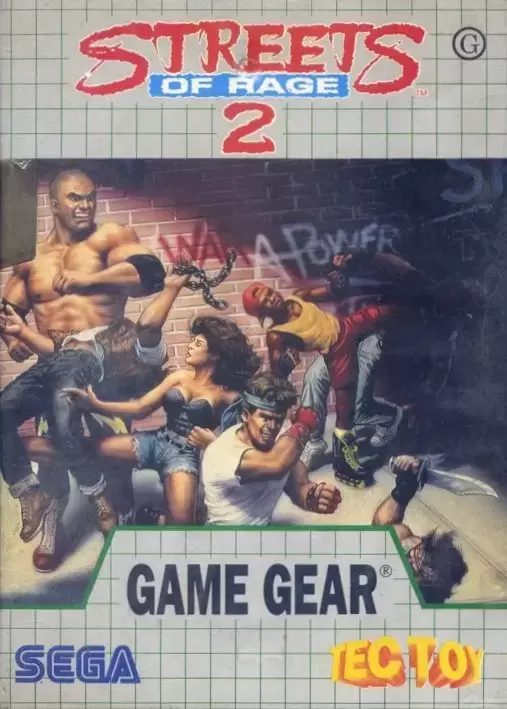 BRA - Brazilian Gamegear Games - Streets of Rage 2