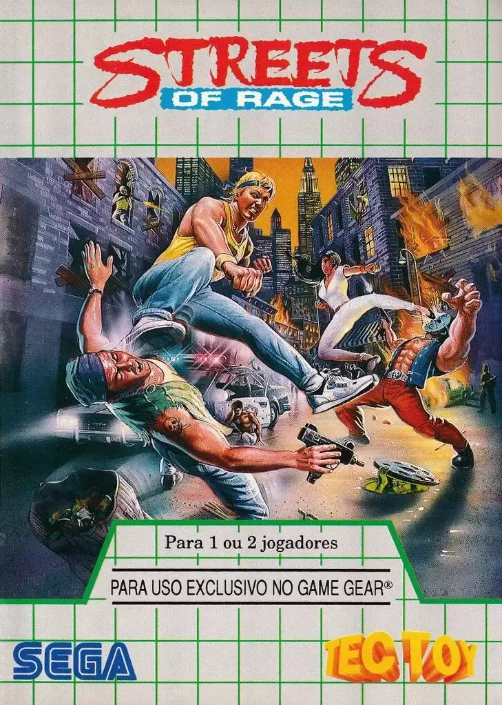 BRA - Brazilian Gamegear Games - Streets of Rage