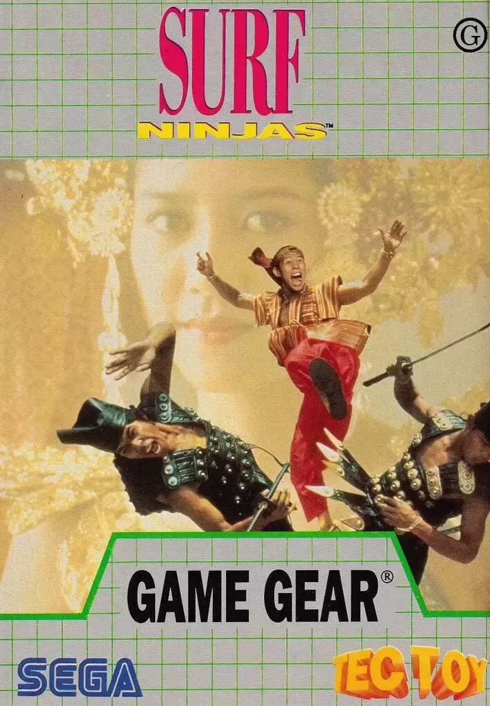 BRA - Jeux Gamegear Brésiliens - Surf Ninjas