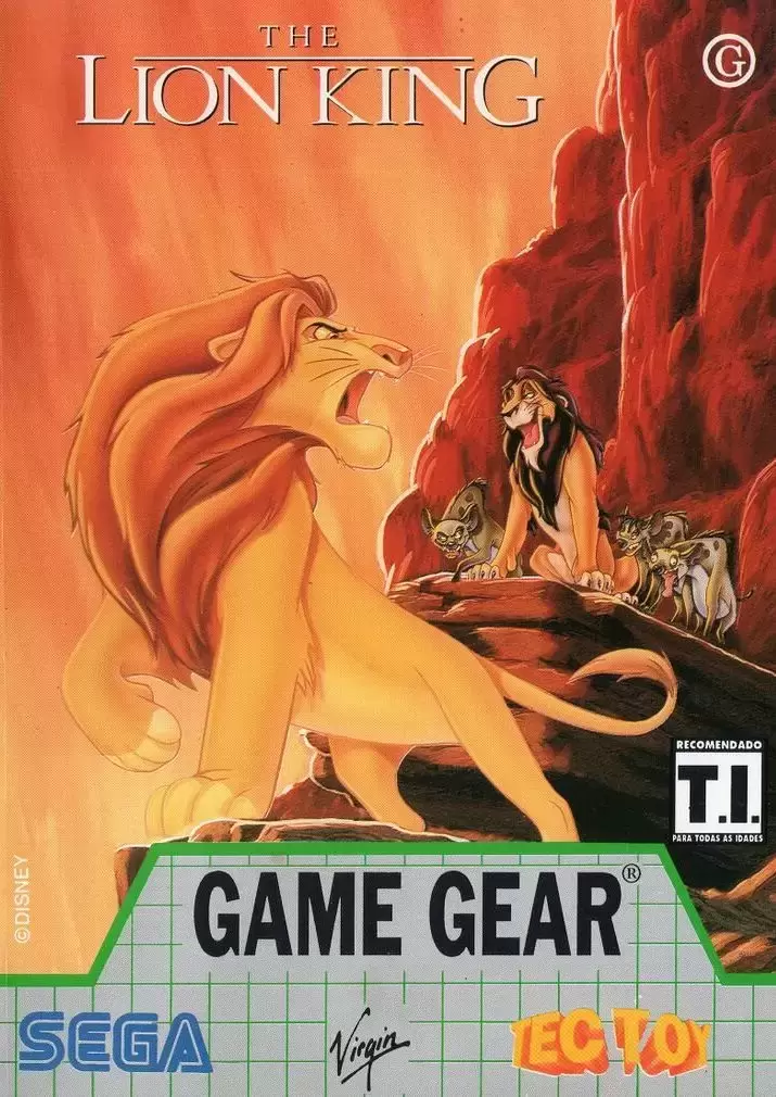 BRA - Jeux Gamegear Brésiliens - The Lion King