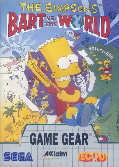 BRA - Jeux Gamegear Brésiliens - The Simpsons: Bart vs. the World