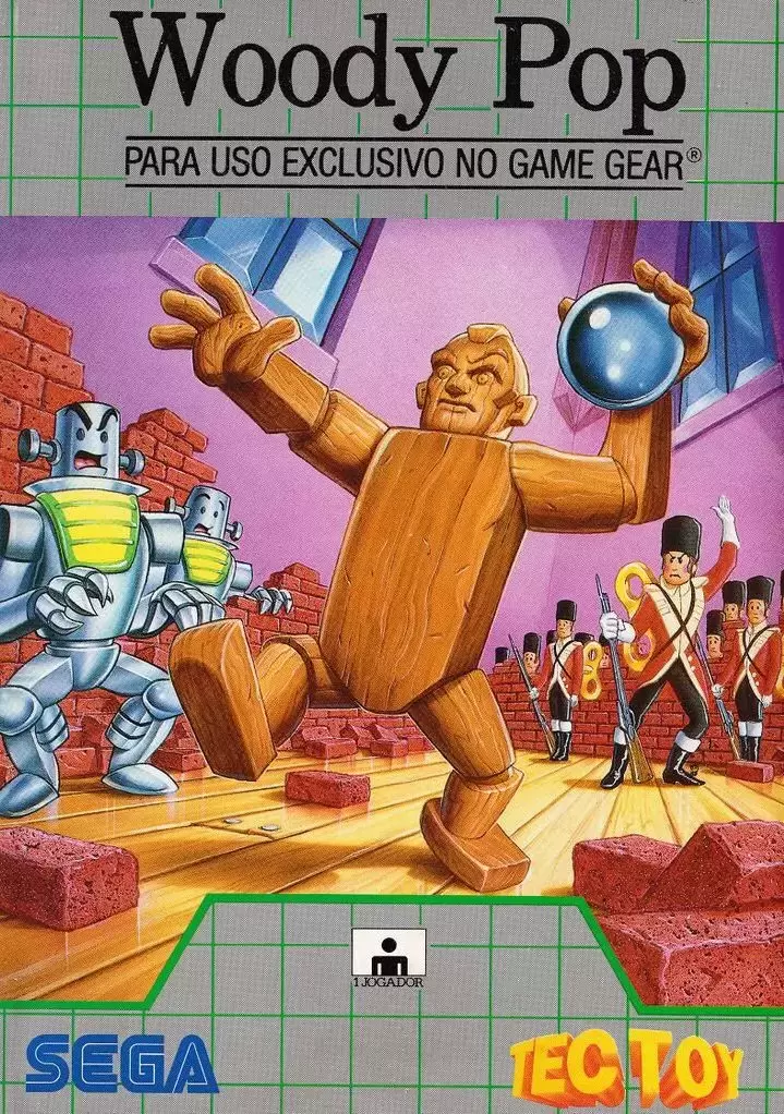 BRA - Brazilian Gamegear Games - Woody Pop