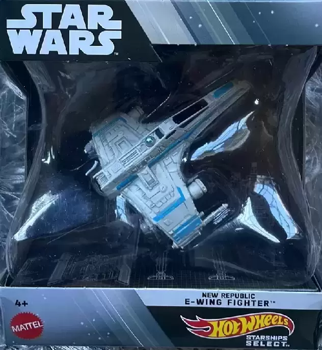 Starships Select - Hot Wheels Star Wars - New Republic  E-Wing Fighter