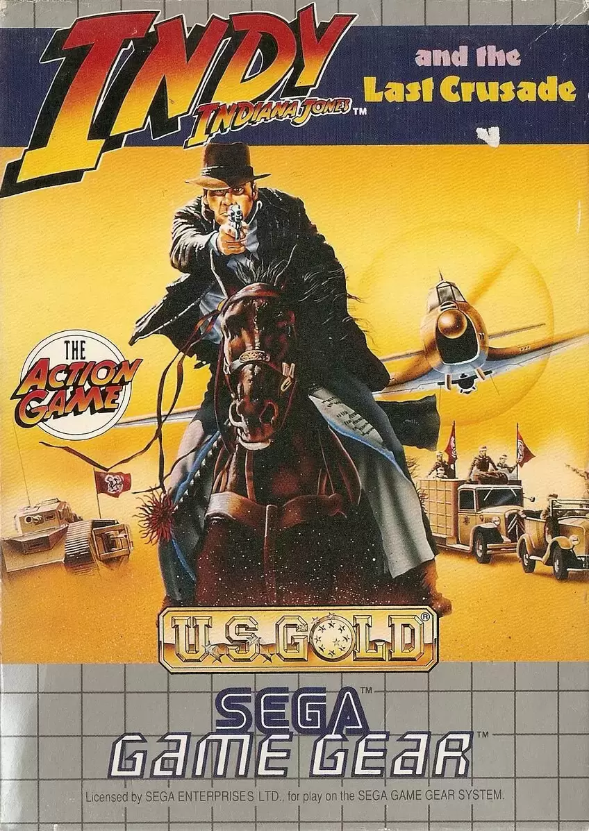 EUR - European Gamegear Games - Indiana Jones and the Last Crusade