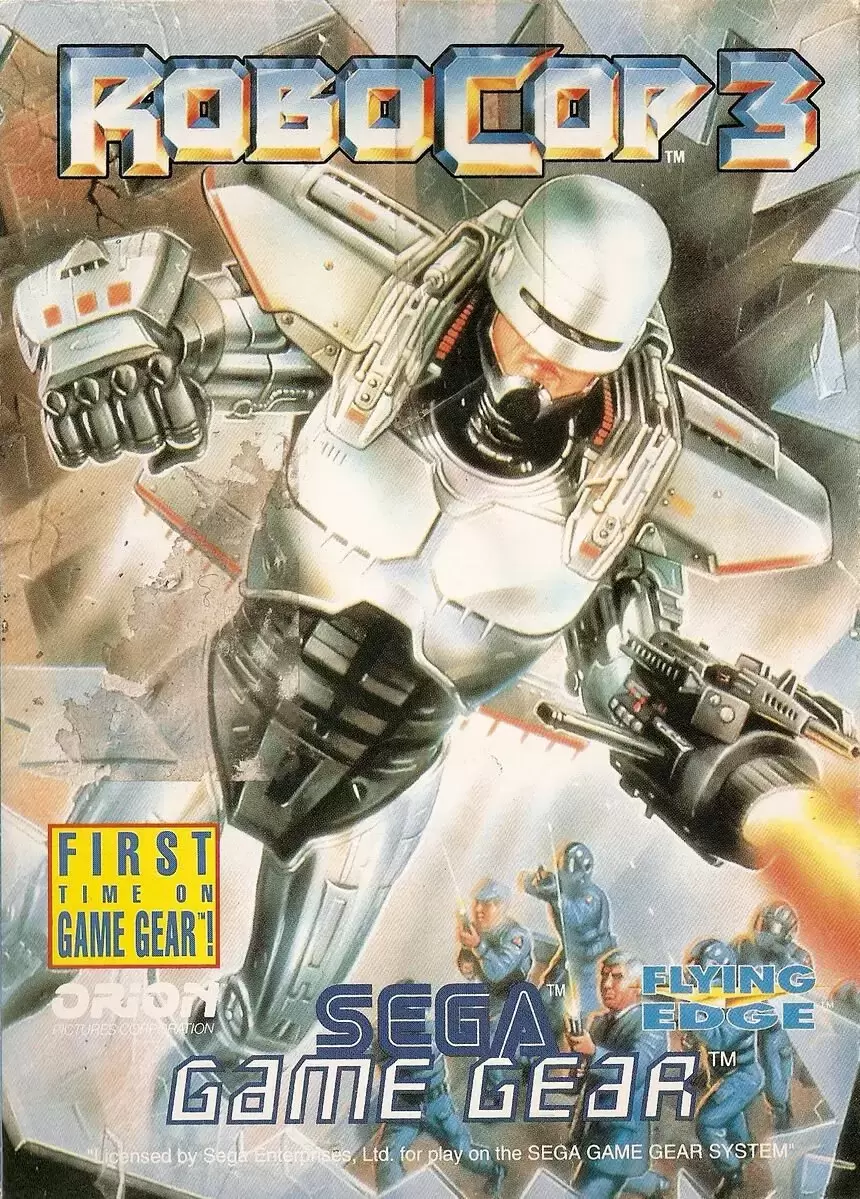 EUR - Jeux Gamegear Européens - Robocop 3