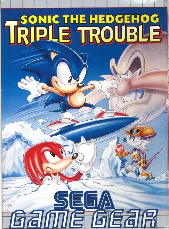 EUR - Jeux Gamegear Européens - Sonic The Hedgehog Triple Trouble
