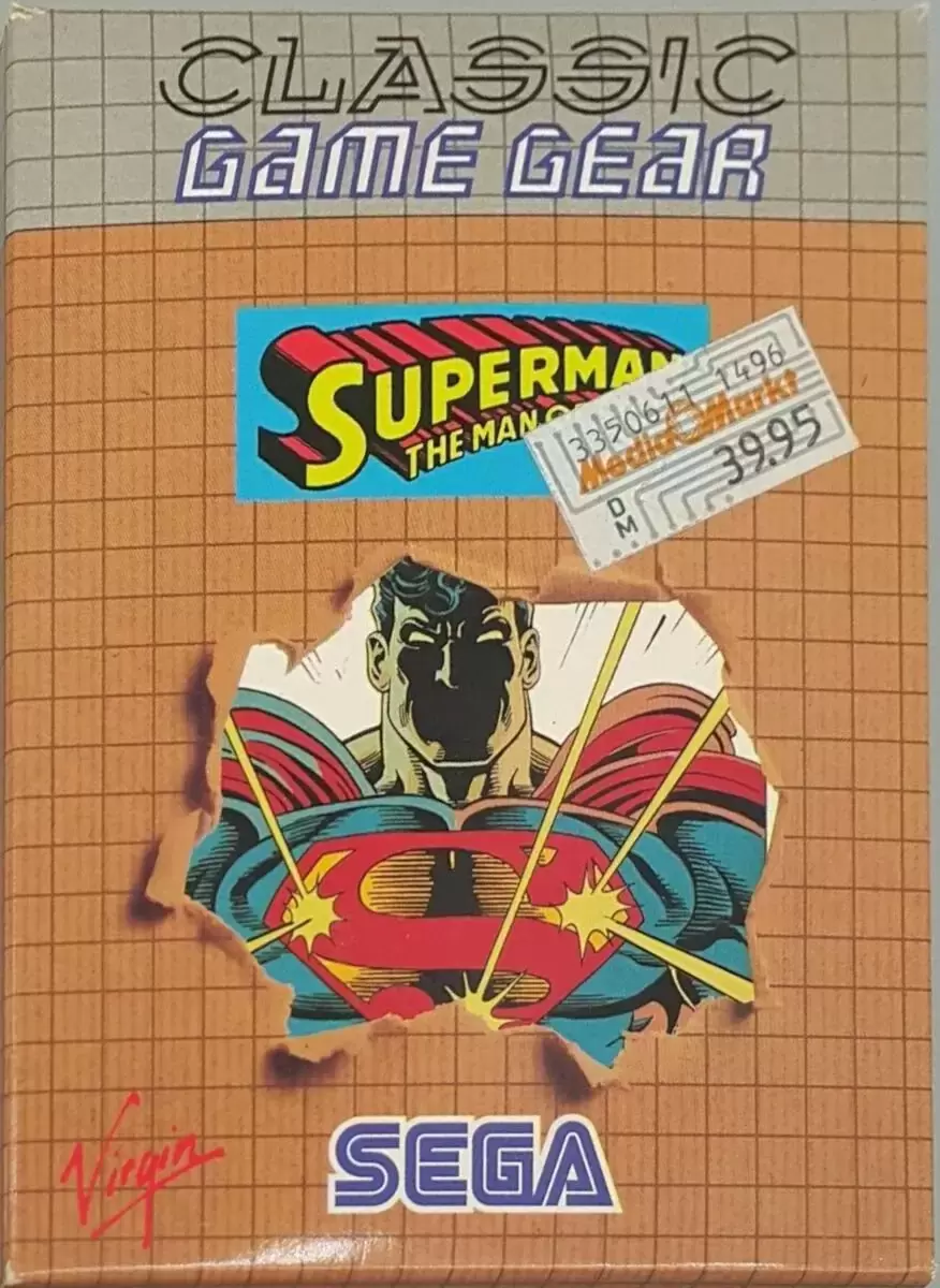 EUR - Jeux Gamegear Européens - Superman: The Man of Steel (Classic)