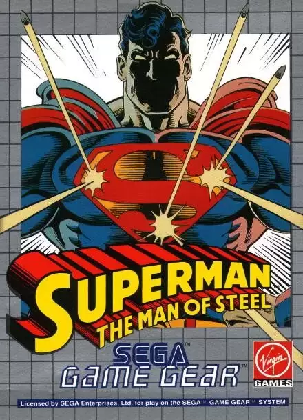 EUR - Jeux Gamegear Européens - Superman: The Man of Steel