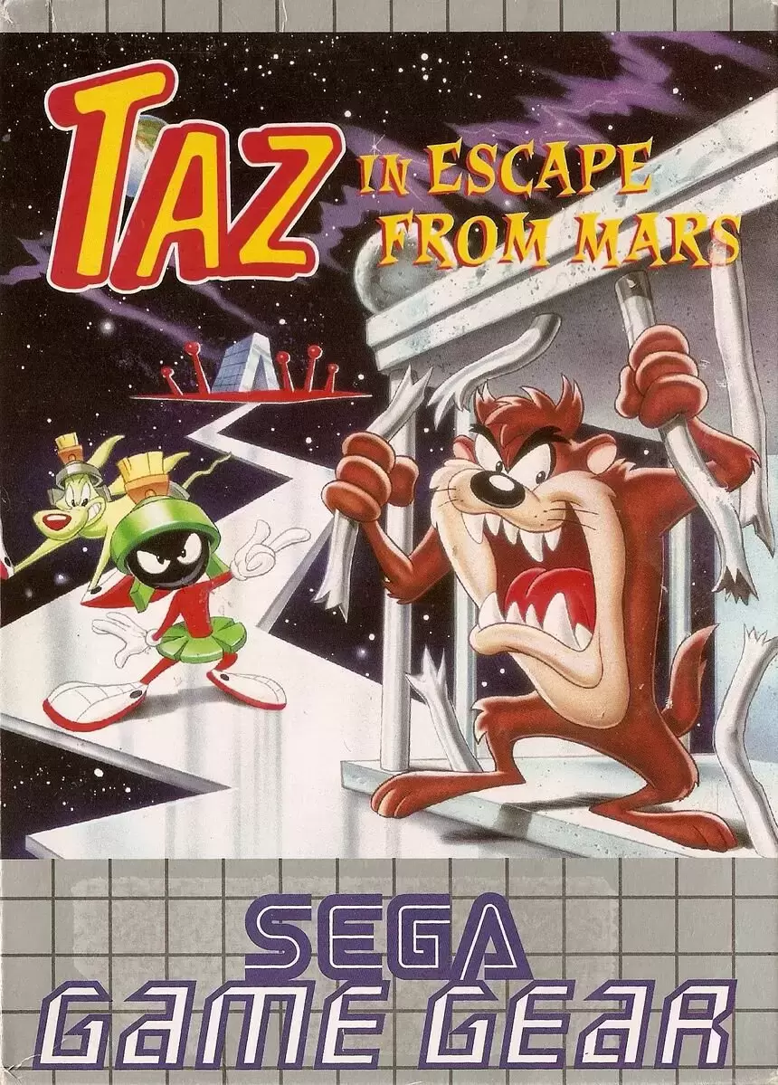 EUR - European Gamegear Games - Taz in Escape from Mars