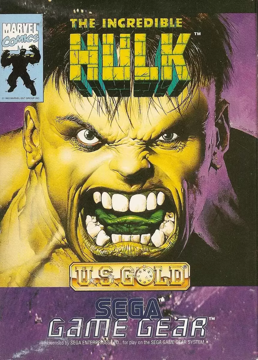 EUR - European Gamegear Games - The Incredible Hulk