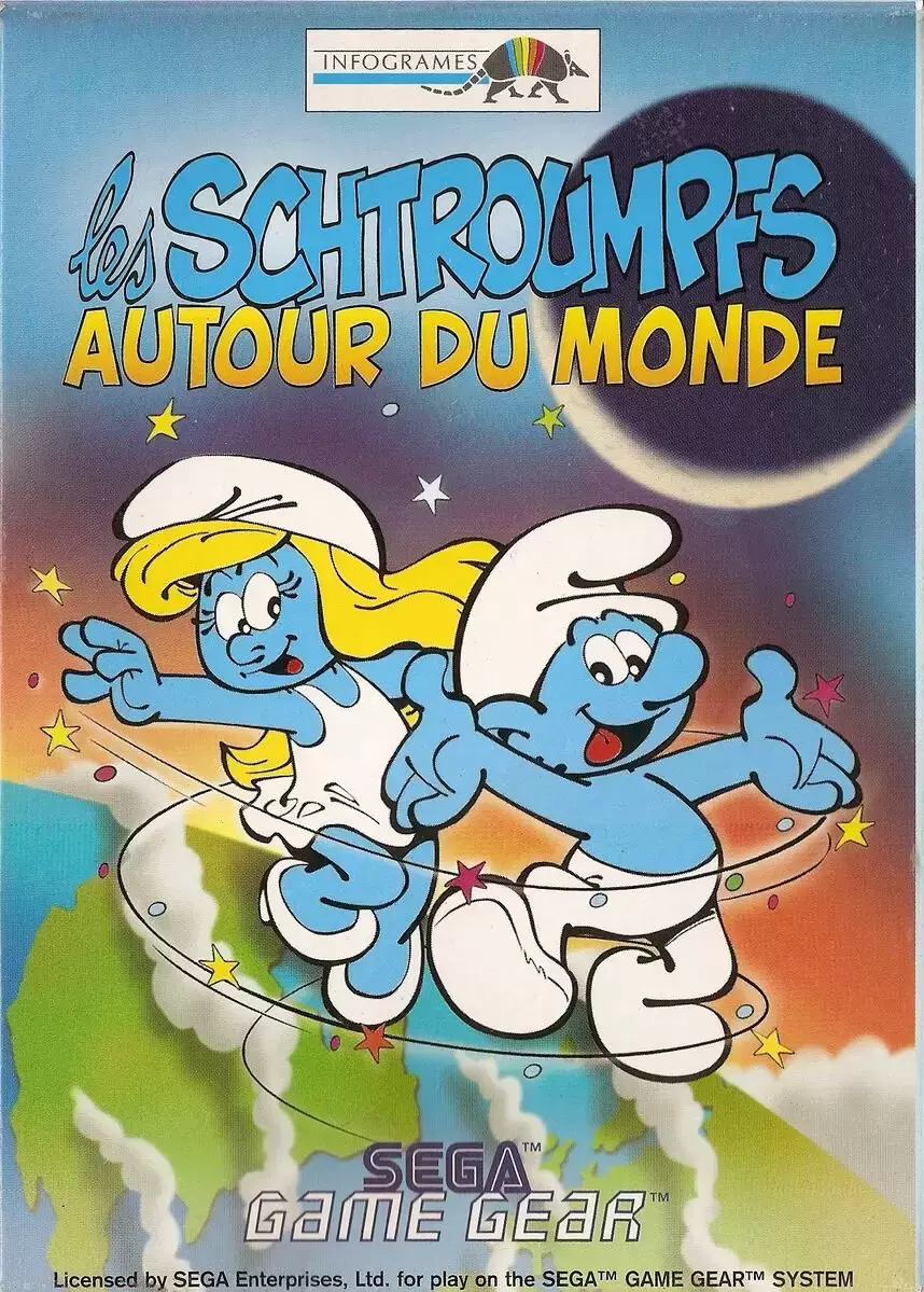 EUR - Jeux Gamegear Européens - The Smurfs Travel the World
