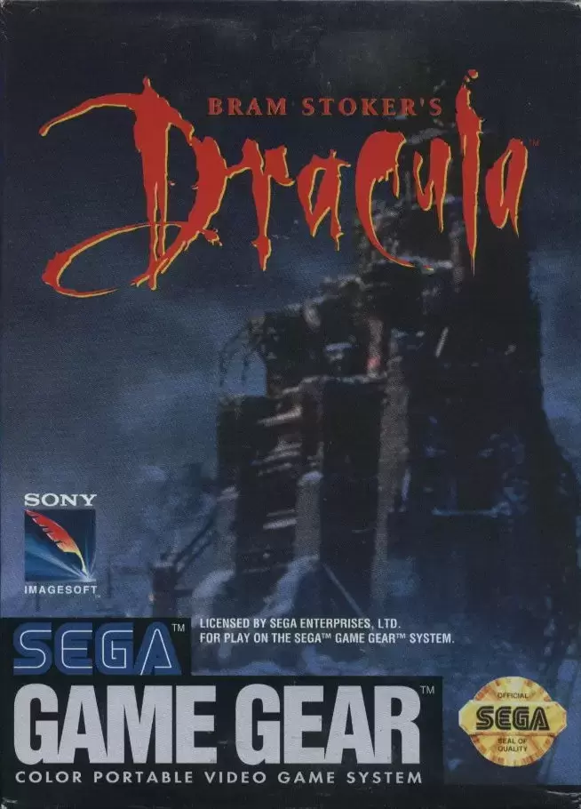 US - American Gamegear games - Bram Stoker\'s Dracula