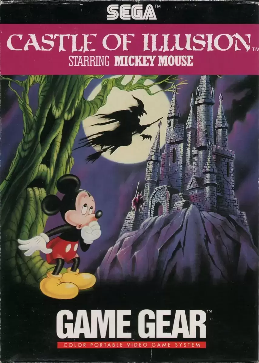 US - American Gamegear games - Castle of Illusion Starring Mickey Mouse
