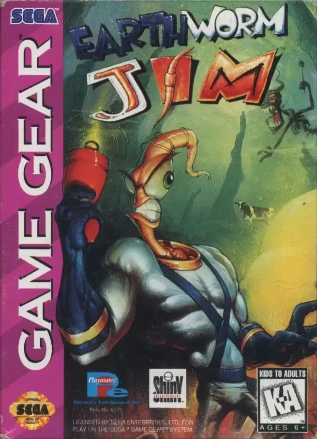 US - Jeux GameGear Américains - Earthworm Jim