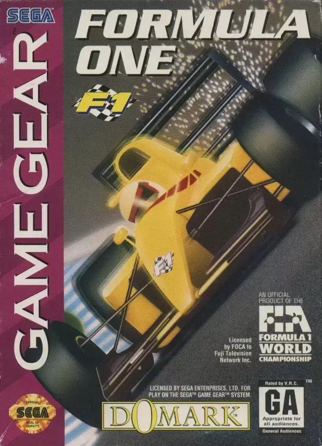 US - American Gamegear games - Formula One