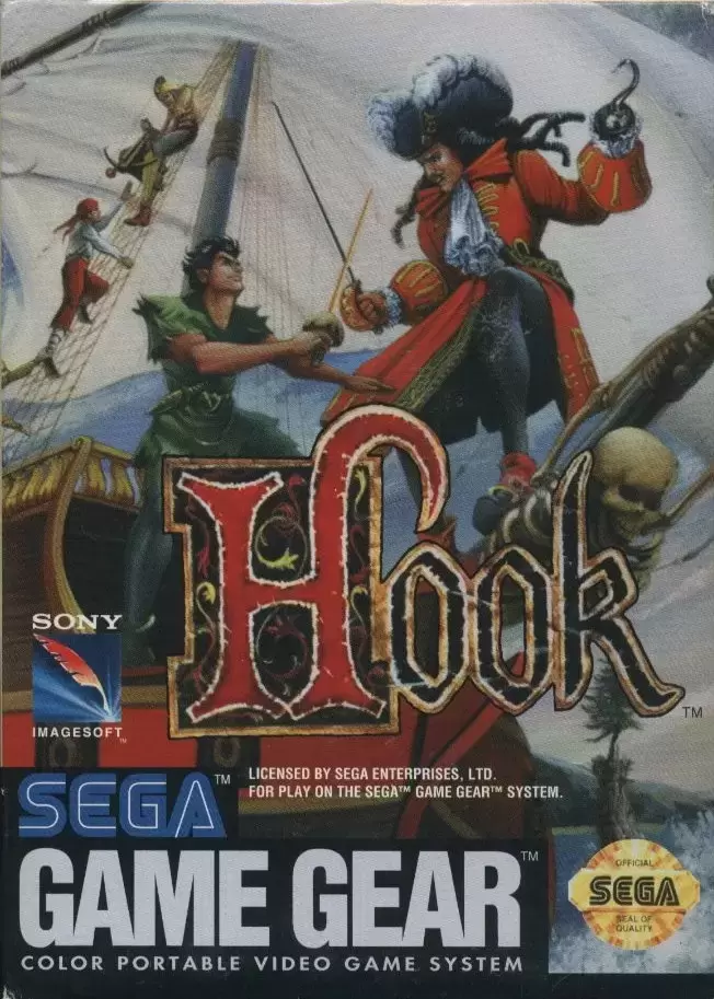 US - American Gamegear games - Hook
