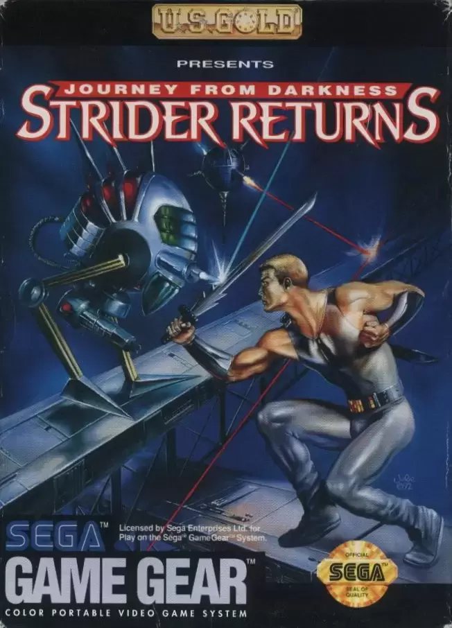 US - American Gamegear games - Strider Returns: Journey From Darkness