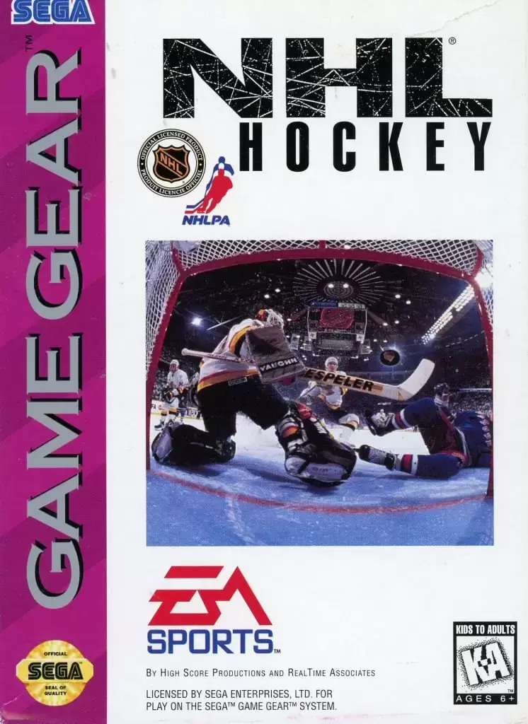 US - American Gamegear games - NHL Hockey