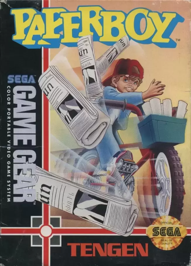 US - Jeux GameGear Américains - Paperboy