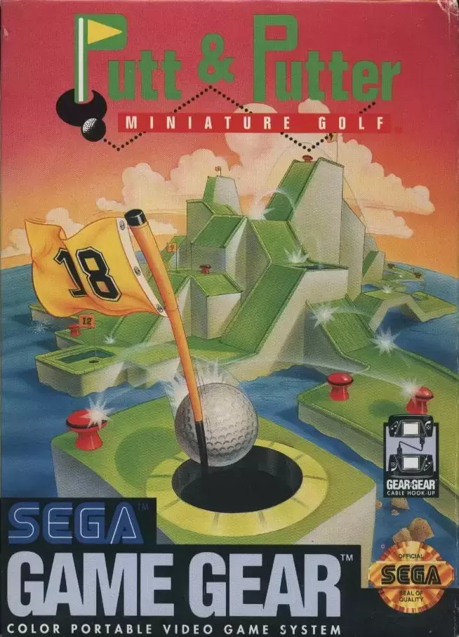 US - American Gamegear games - Putt & Putter