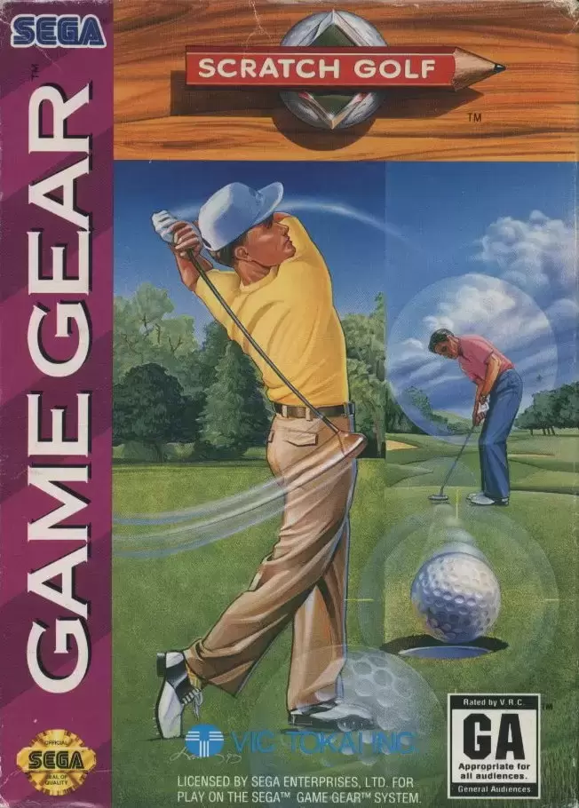 US - American Gamegear games - Scratch Golf
