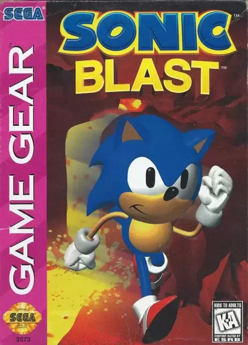 US - American Gamegear games - Sonic Blast