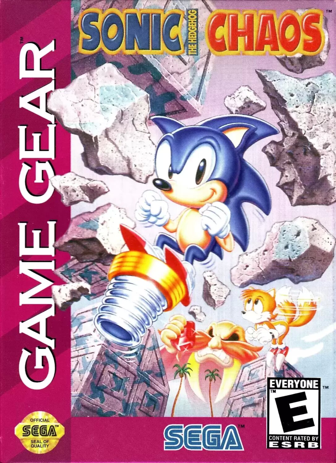 US - American Gamegear games - Sonic The Hedgehog Chaos