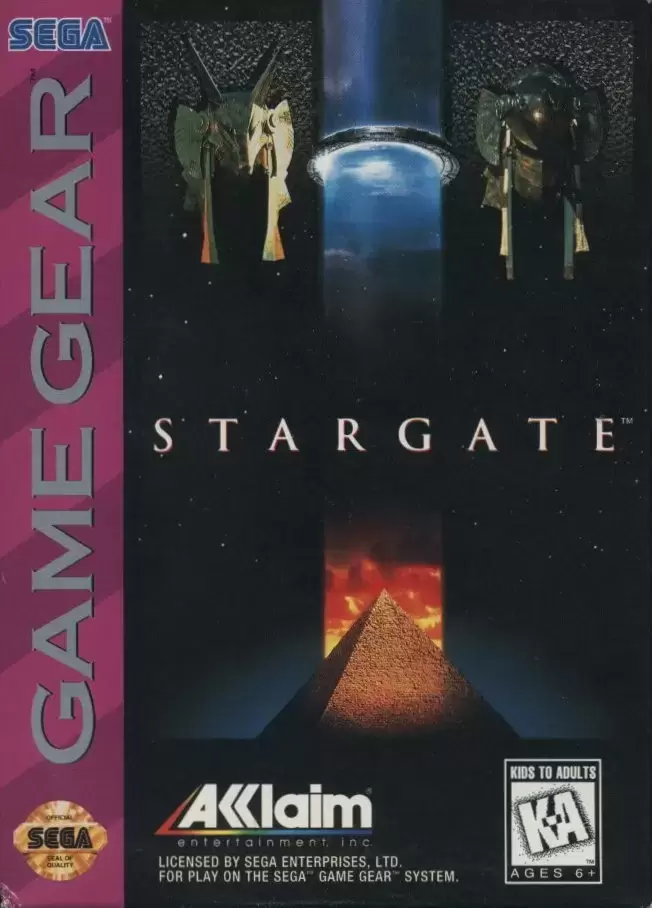 US - American Gamegear games - Stargate